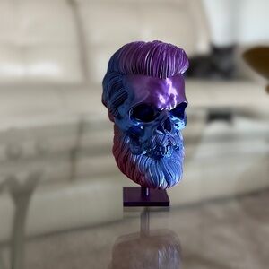 3D Printed | Halloween Skull Decor 💀💙💜